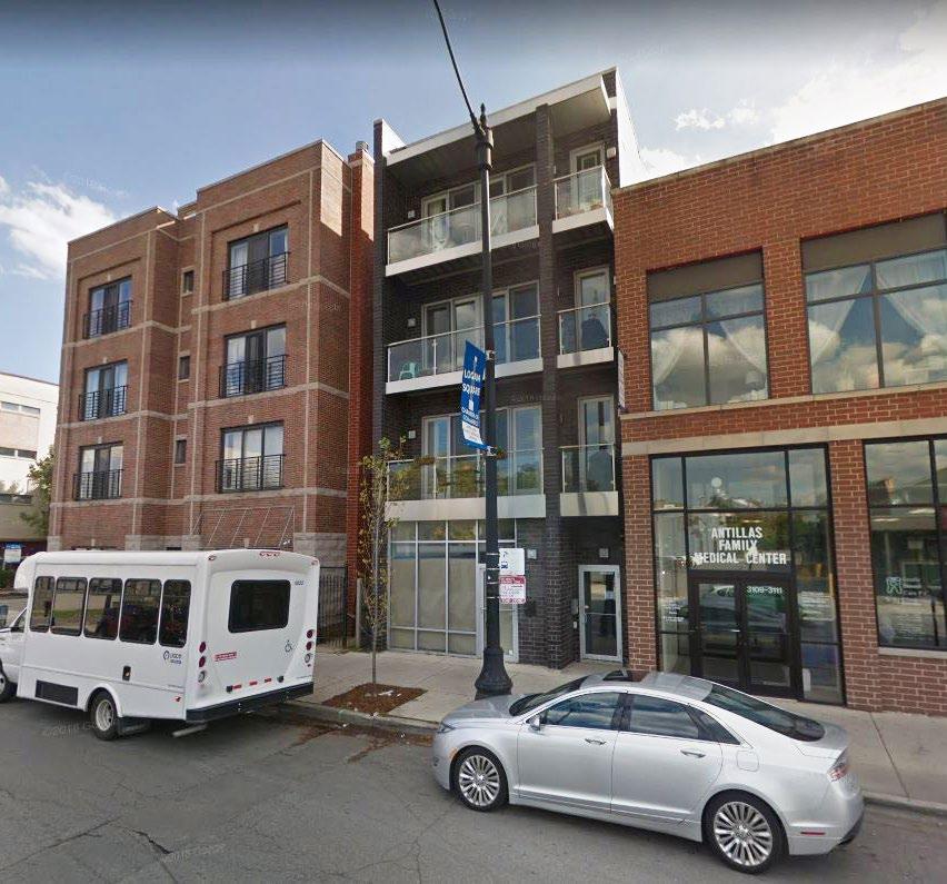 01 PSF) CURRENT GROSS INCOME: VACANT PROJECTED GROSS INCOME $20,000 3107 W. Armitage Ave. Streetview 3107 W.