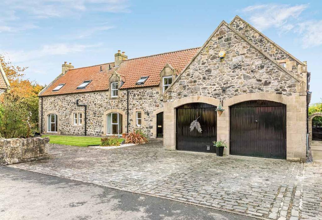 This former steading that was previously sympathetically developed has been tastefully updated by the current