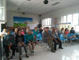 Public participation I Time: April 2, 2012 Location: Chengguang Town Shijiazhuangzi Village Committee of Fukang City Participants: The director of Land and Resources Bureau, the director of the