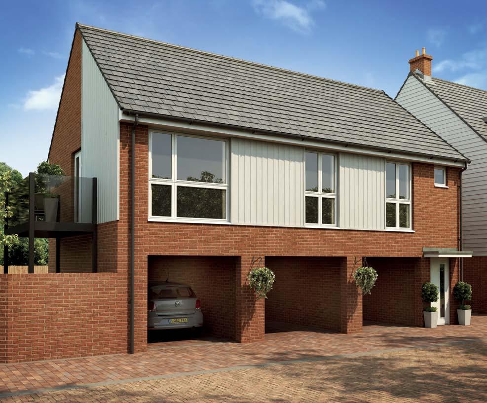 REPTON PARK The Mersham 2 edroom home Plots: 197, 202, 215, 223 & 244 The Mersham 2 bedroom coach house is the perfect answer for today s modern lifestyle.