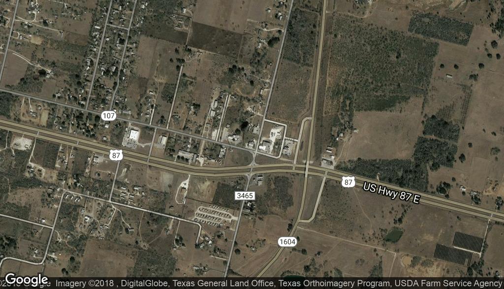 Location Map RETAIL / CONVENIENCE STORE PROPERTY - ADKINS, TX
