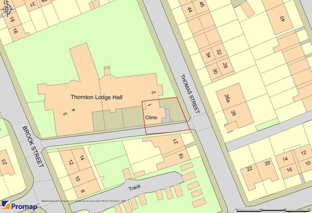 Description The Property comprises the two storey former Thornton Lodge Health Centre premises, which forms part of the larger Thornton Hall Lodge building, as outlined on the plan below Plan showing