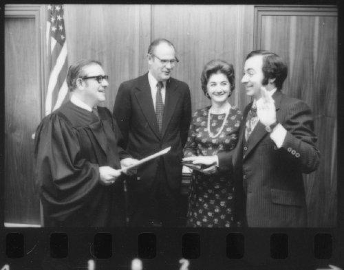 P 1976-10-014 Assistant Prosecutor Charles Uliano sworn in by
