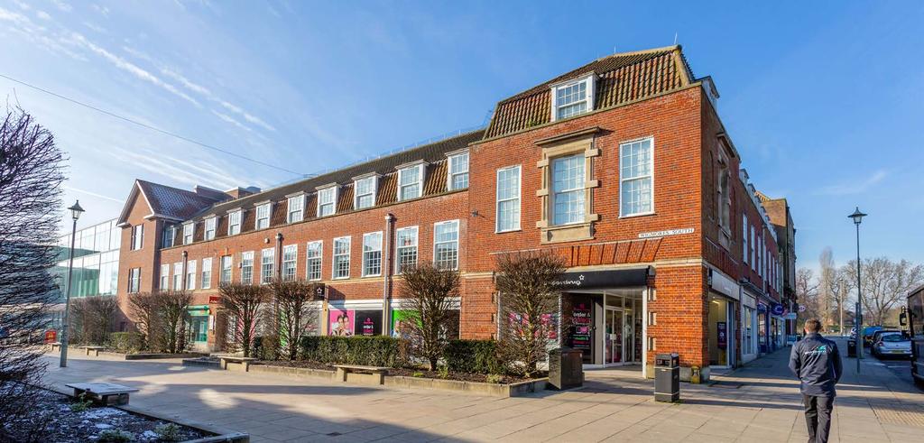 Located adjacent to Sainsbury s supermarket and close to The Howard Shopping Centre which are key footfall drivers. Let to a range established tenants who have shown commitment to the location.