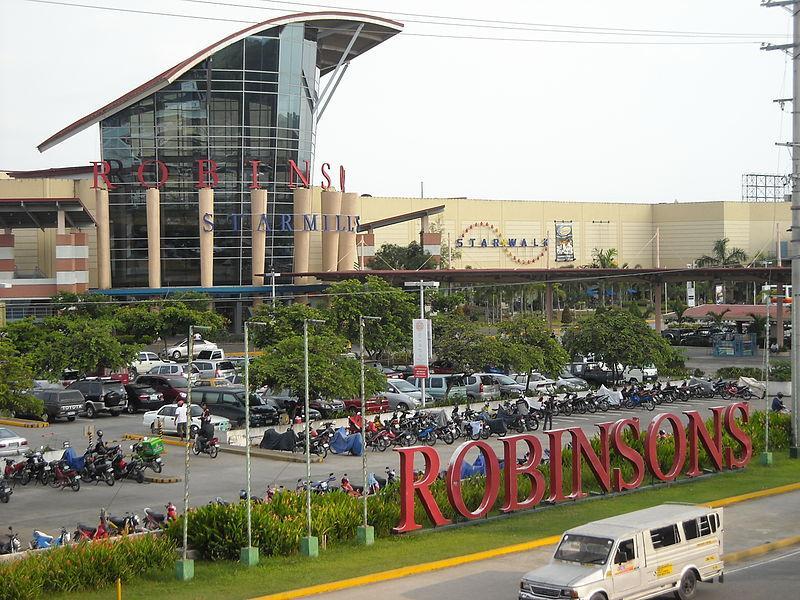 the SM and Robinsons malls