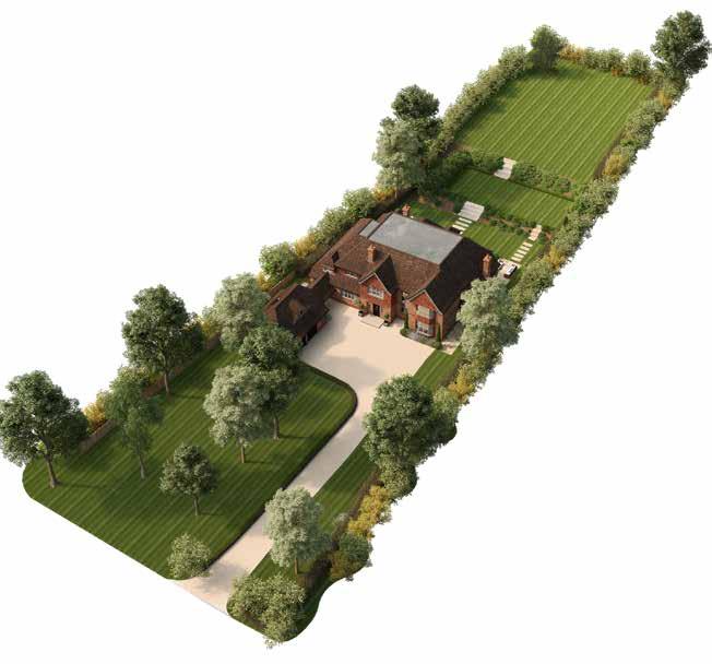 DESCRIPTION Willow House is a magnificent new build residence being constructed in Woodland Drive, arguably East Horsley s premier private road.