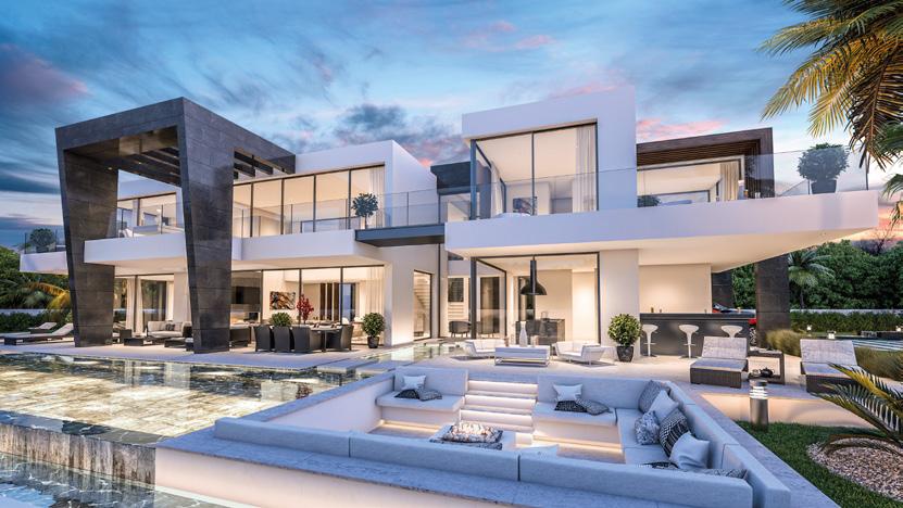 BY NOK RAISES THE DEVELOPMENT OF 3 LUXURY VILLAS IN THE RESIDENTIAL DISTRICT OF BEL AIR.