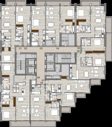 Maid Apartments Unit 08 1BR Apartments Units 01, 04, 06, 07 Studio Apartments Units 02, 03 2BR + Maid