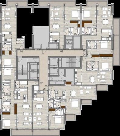 Typical Floorplans Residential Levels Level 6 1 & 2 beds Level 11 1, 2