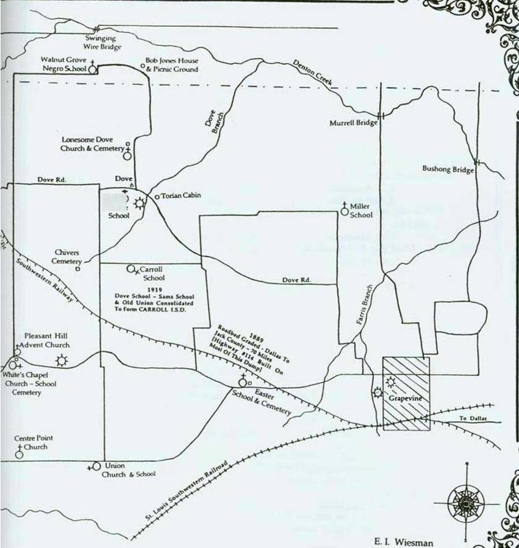Map showing Bushong Bridge Much of the northern part of this map