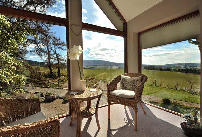WOODSIDE ABERLOUR, MORAY AB38 9LP An impressive contemporary house with breathtaking views across Strathspey Aberlour 1 mile Elgin 16 miles Inverness 56 miles Aberdeen 58 miles About 1.62 ha (4.