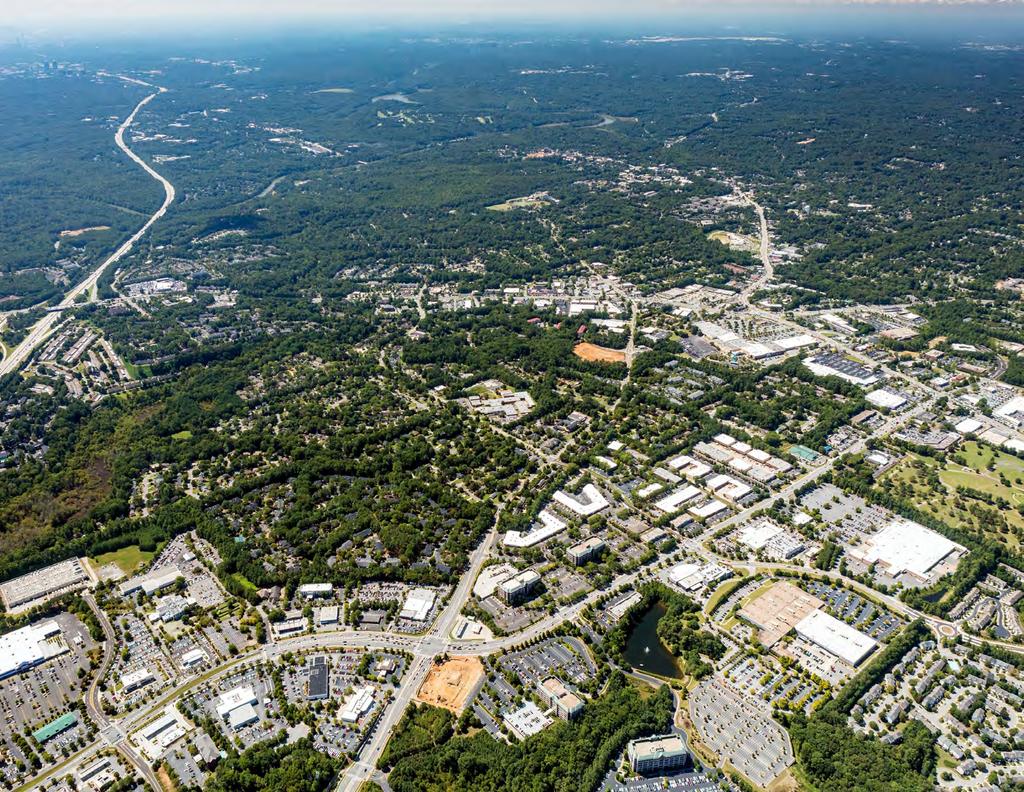 ONE OF ATLANTA S MOST ACTIVE SUBMARKETS at Mansell is located in one of the most dense submarkets in Atlanta with a significant amount of rooftops and daytime employees in the immediate trade area