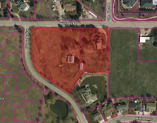 Development Services Department Project/File: Lead Agency: Site address: Kentucky Villas/ MPP15-0012/ PP15-009 This is a preliminary plat to construct 8 residential lots and 2 commons lots with a