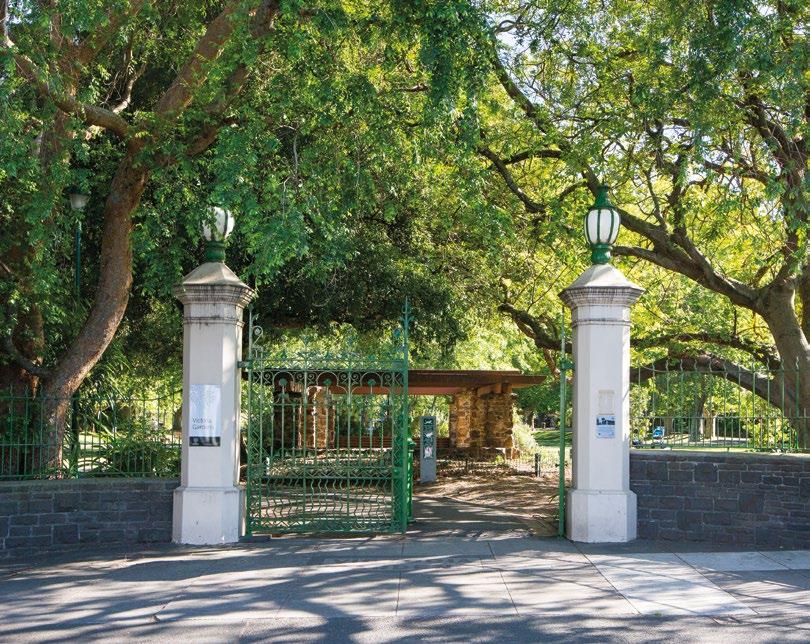 Right outside, Victoria Gardens victoria gardens Just a few steps from your front door, this leafy 2 hectare park retains much of its original Victorian charm, including imposing entrance gates and