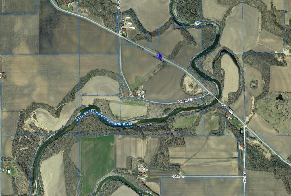 A-3 Site Plan Site 2009 Aerial Photo Disclaimer: This map was created using Blue Earth County s GIS and was created for specific internal County uses.