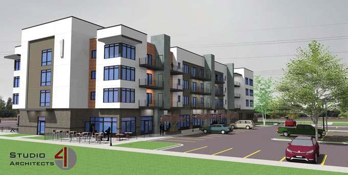 Amenities: Shiloh Commons features exclusive live/work apartment options.