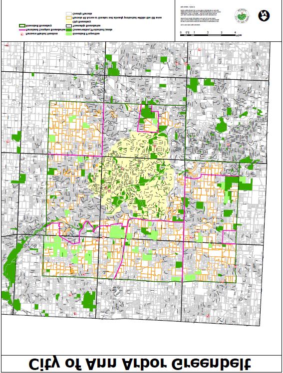 Map 1: Greenbelt Strategic Plan Blocks The above map outlines the 5 focus areas for farmland