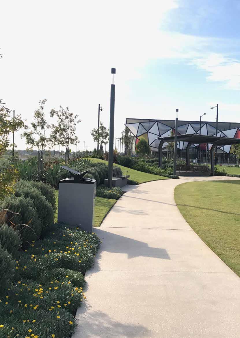 Oran Park Podium Shopping Centre 6m walk Family friendly facilities Close to newly built schools and childcare centres Close to various parks and nature reserves such as Sporting fields, Gardner