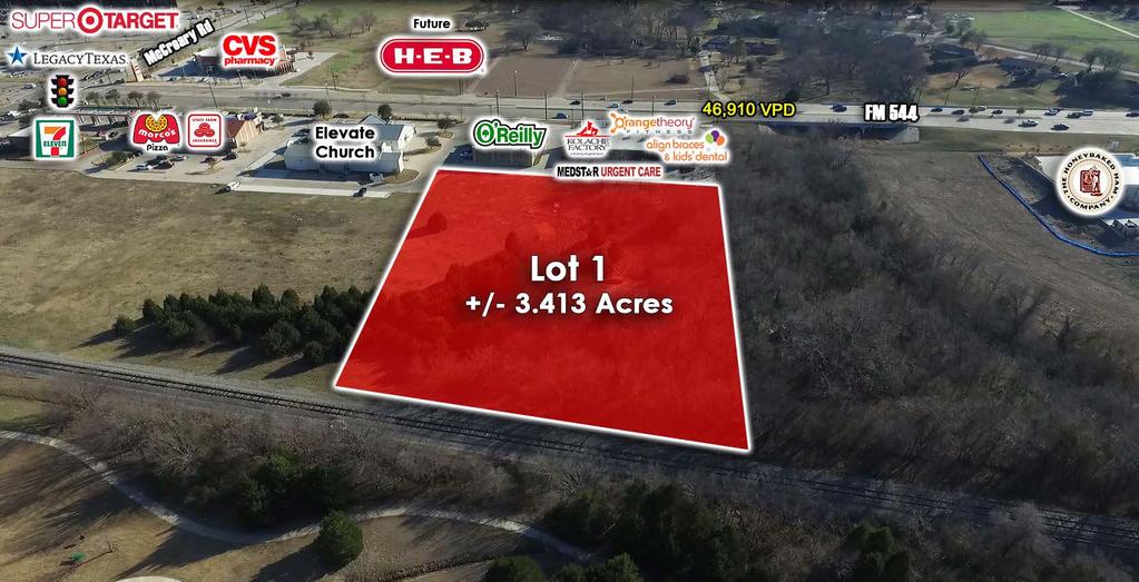 - For Sale NWQ of FM 544 & McCreary Rd - Murphy,