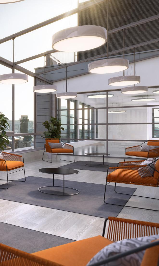15 16 The new Winter Garden on the fifth floor will offer a perfect space for informal meetings or to take