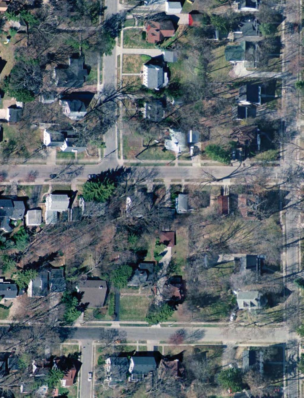 CITY OF EAST LANSING AERIAL PHOTOGRAPH SOUTHLAWN AVE.