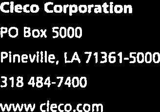 Williams: Re: Water and Sewer Extensions to CLECO Service Center Mandeville, Louisiana This correspondence is being sent as a formal request to install water and sewer services to our existing