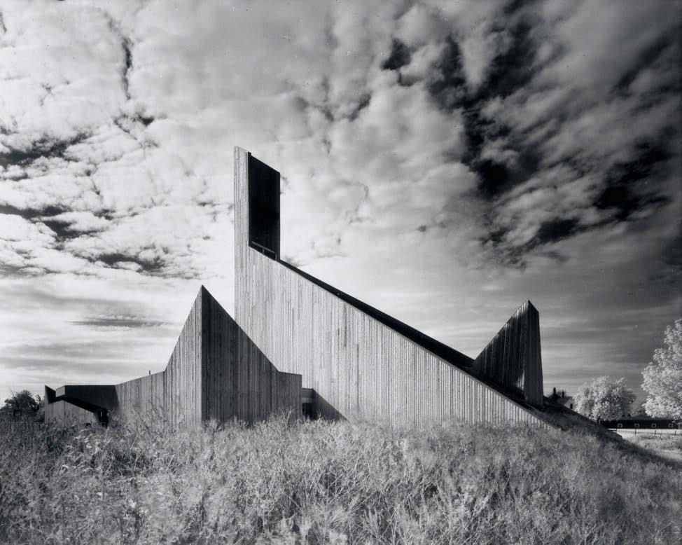 Julius Shulman challenged architectural photography through his unconventional use of infrared film which Ansel Adams,