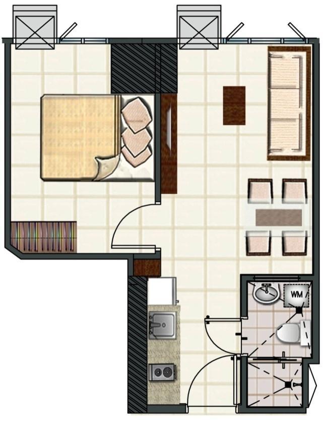 All Floors: Unit 15 and 26 Area: ±31.88 sq.m.