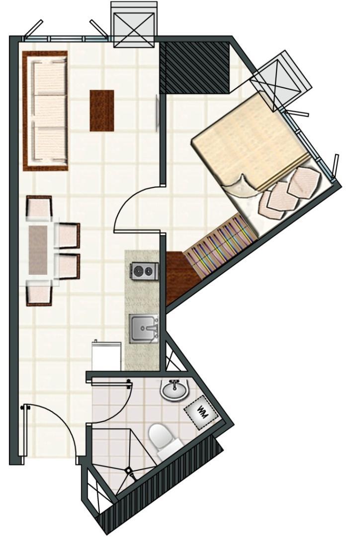 All Floors: Unit 16 and 25 Area: ±30.36 sq.m.