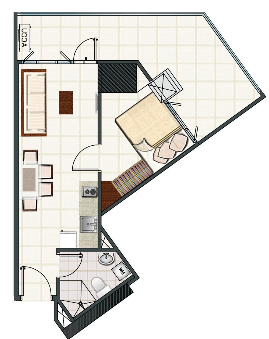 7 th Floor: Unit 16 Area: ±42.64 sq.
