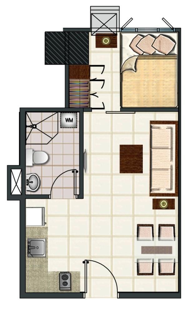 All Floors: Unit 40 and 49 Area: ±30.00 sq.