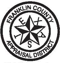 Franklin County Appraisal District 2016 Annual Report The Franklin County Appraisal District is a political subdivision of the state.