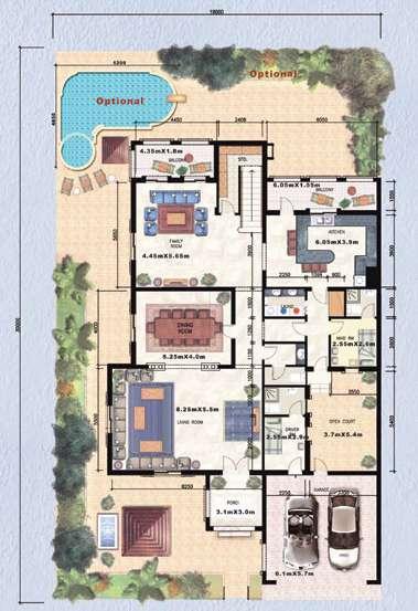 5 6 AED 5,100,000 Five Bedrooms with Ensuite Bathrooms Large