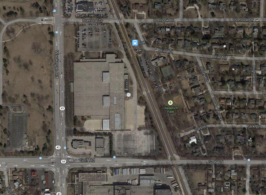 Site Assessment VILLAGE OF GLENVIEW ZONING: PIN: 10-07-314-009-0000 Current B-2 General Business District North B-2 General Business District w/ B-3 District Conditional Use East RR