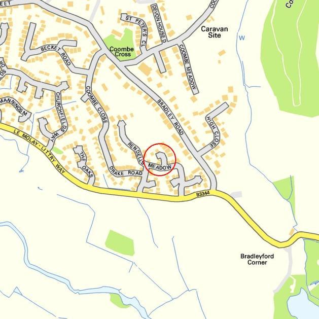 DIRECTIONS From the office in Bovey Tracey turn left into Le Molay-Littry Way and continue on this road taking the 7th turning on the left into Rendells Meadow and following the road around where the
