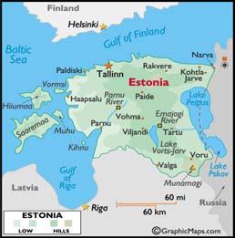 Estonia Latitude/Longitude 59 00'N, 26 00'E Land Area 45,125 sq km (17,423 sq miles) Project Development Obiective To stimulate the rural economy through rural entrepreneurship IR.1. Rural incomes increased IR.