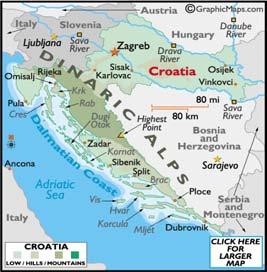 Croatia Latitude/Longitude 45 10'N, 15 30'E Land Area 56,538 sq km (21,829 sq miles) Project Development Obiective To develop an efficient real property markets IR.1. A developed efficient land administration system IR.