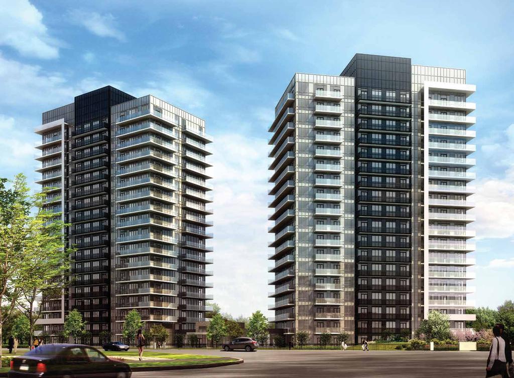 A DYNAMIC URBAN AESTHETIC DOWNTOWN ERIN MILLS CONDOMINIUMS IS THE SPARKLING CATALYST FOR A WHOLE NEW NEIGHBOURHOOD.