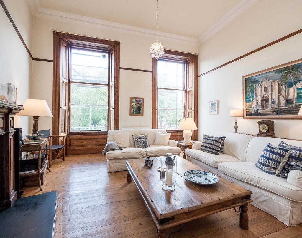 1 (1F2) Drumsheugh Place This is a first floor one bedroom flat within a substantial B listed terraced building in Edinburgh s celebrated West End,