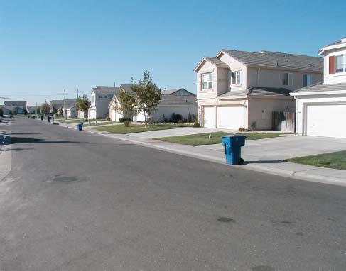 By placing the garages subordinate to the living area, a better streetscape is developed. Pedestrians will also feel a sense of belonging by having the living areas of the home closer to the street.