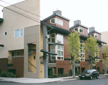 Multi-family buildings can be found in a variety of settings and locations within the community.