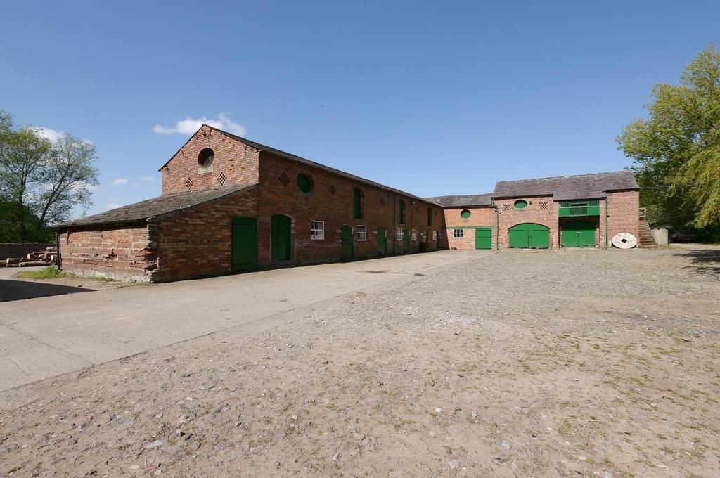 BARNS WITH PLANNING PERMISSION INTRODUCTION The sale of this excellent holding offers both development potential or a continuation of a farming/horticultural/equestrian enterprise and is available to
