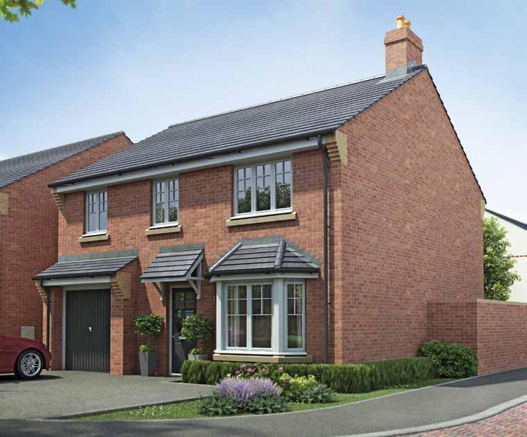 ROAN GARTH The Downham 4 bedroom detached home The Downham is a 4 bedroom house with an integral garage, offering plenty of space for growing families.