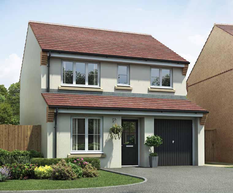 ROAN GARTH The Aldenham 3 bedroom detached home The Aldenham is a traditional 3 bedroom house with an integral garage, which would suit couples or families.