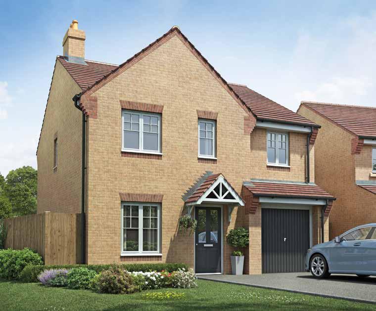 ROAN GARTH The Bradenham 4 bedroom detached home The Bradenham is a 4 bedroom house with integral garage which offers plenty of space for growing families.