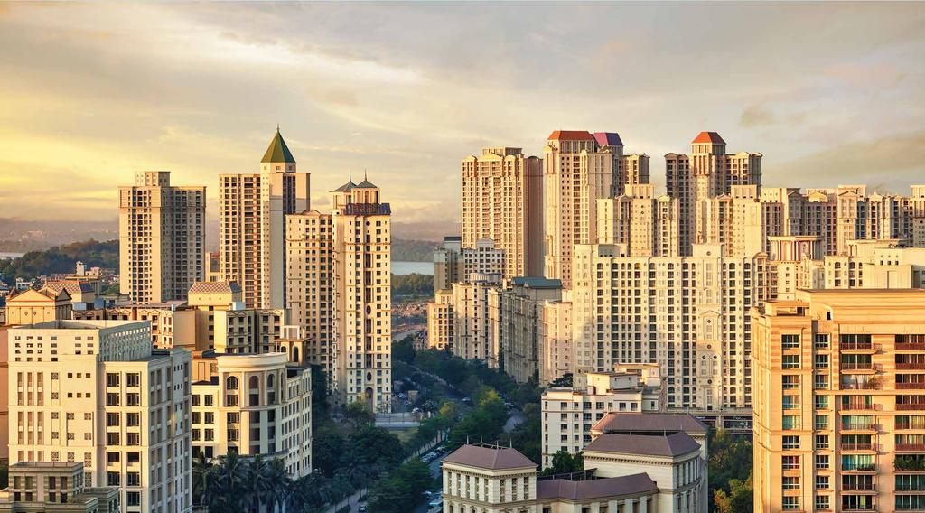 ARCHITECTURE WITH MONUMENTAL BRILLIANCE Ancient monuments world over were built with a pure motive in mind. Hiranandanl Estate is a modern day example of the same.