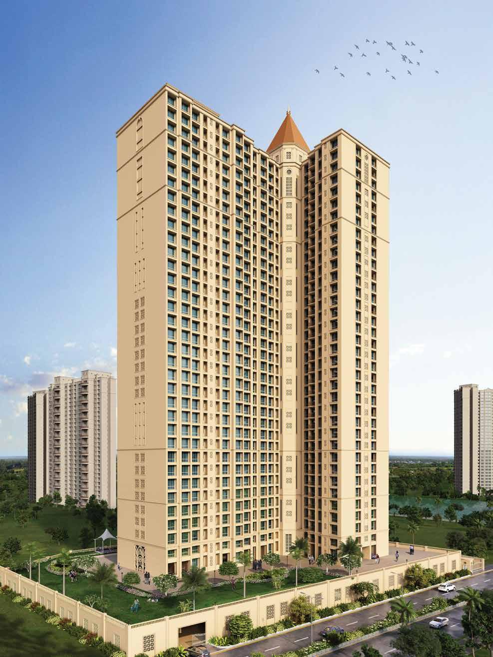 WELCOME TO EAGLERIDGE Hiranandani Estate, Thane 2, 2.5 & 3 BHK Apartments LIVE THE SERENE LIFE Experience much more in life than just the hustle-bustle of the city.