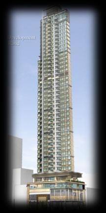 36-storey tower sitting on 4-storey podium One 37-storey