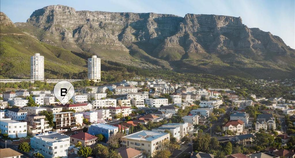 LOCATION Situated in Vredehoek in Cape Town, The Belair provides its residents with easy access to the city s exceptional amenities and attractions.