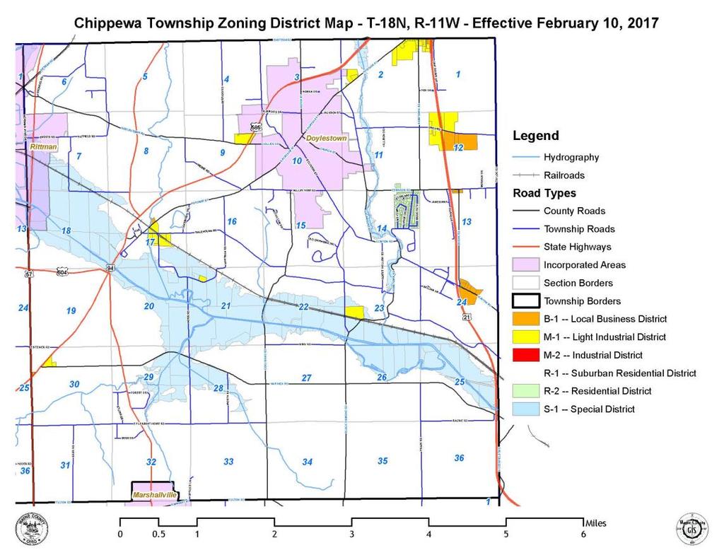 Chippewa Township Zoning Maps The above